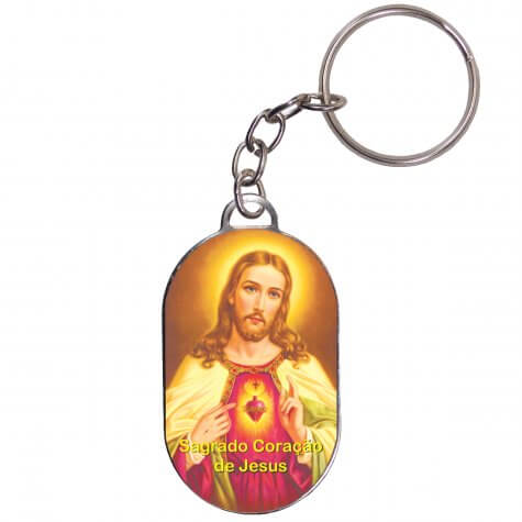 Chaveiro Chapinha - Sagrado Coração de Jesus