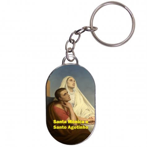 Chaveiro Chapinha - Santa Mônica e Santo Agostinho