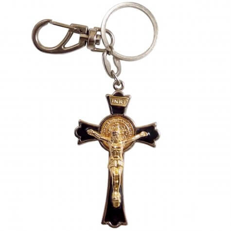 Chaveiro Cruz de São Bento Resinado