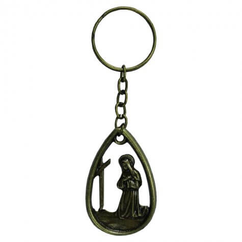 Chaveiro de Metal Santa Rita