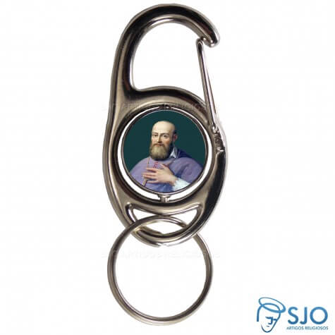 Chaveiro Mosquetão Giratório São Francisco de Sales