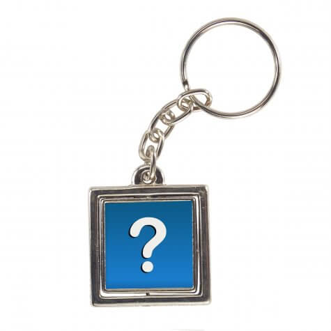 Chaveiro Quadrado Giratório Personalizado