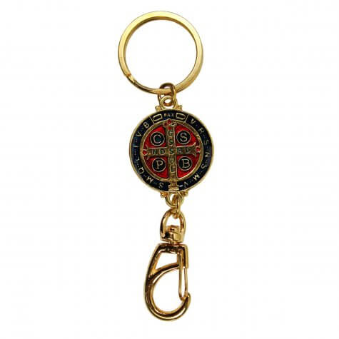 Chaveiro Redondo de São Bento Dourado
