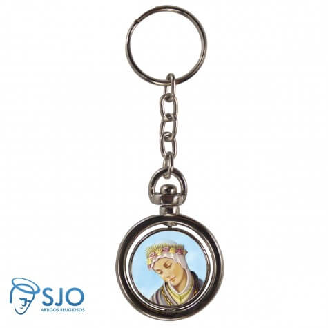 Chaveiro Redondo Giratório - Nossa Senhora de Salete