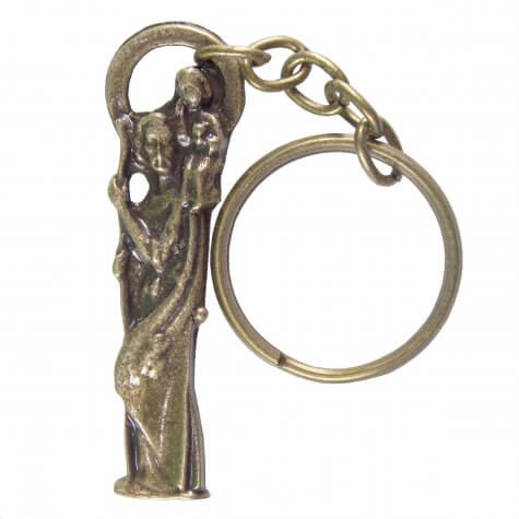 Chaveiro São Cristóvão de Bronze