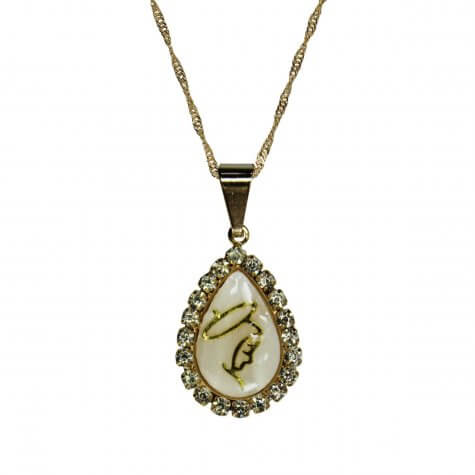 Colar Mãe Rainha em Gota com Strass