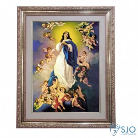 Quadro - Nossa Senhora da Conceição - 52 cm x 42 cm
