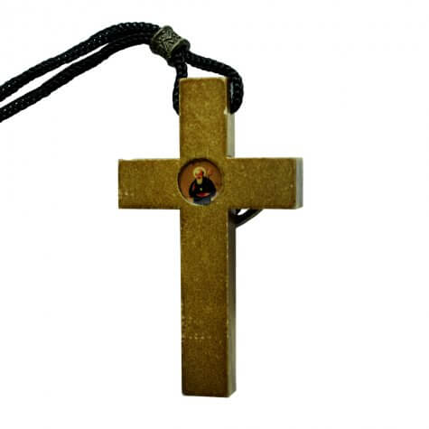 Cordão com Cruz de Madeira de São Bento