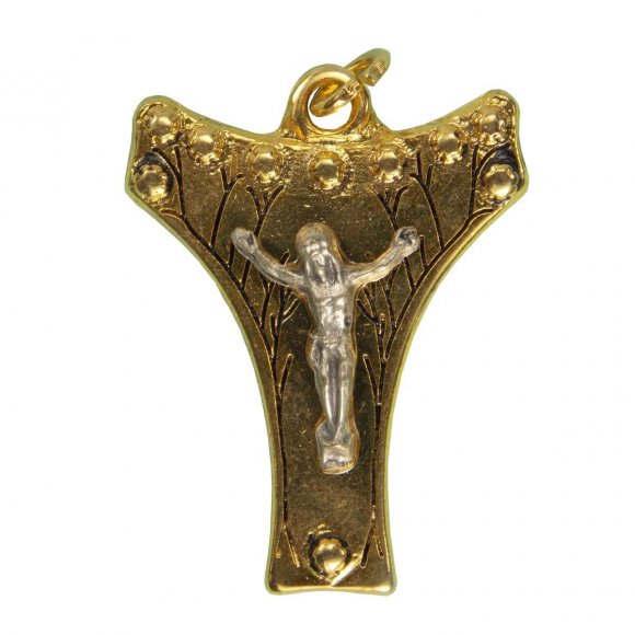 Medalha Crucifixo Clice Dourado