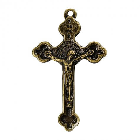 Crucifixo com Medalha São Bento