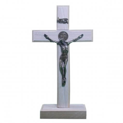 Cruz de Madeira - Medalha de São Bento - 12 x 7