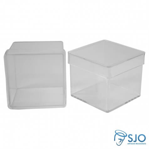 25 Caixinhas de Acrílico 5 x 5 - Transparente