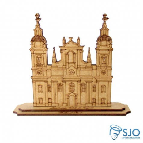 Santuário de Nazaré em MDF - 14 cm