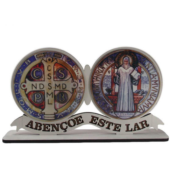 Adorno de Mesa Medalha de São Bento