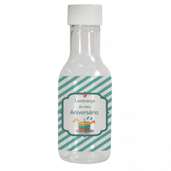 Garrafinha de Plástico Aniversário 50ml - Mod. 5