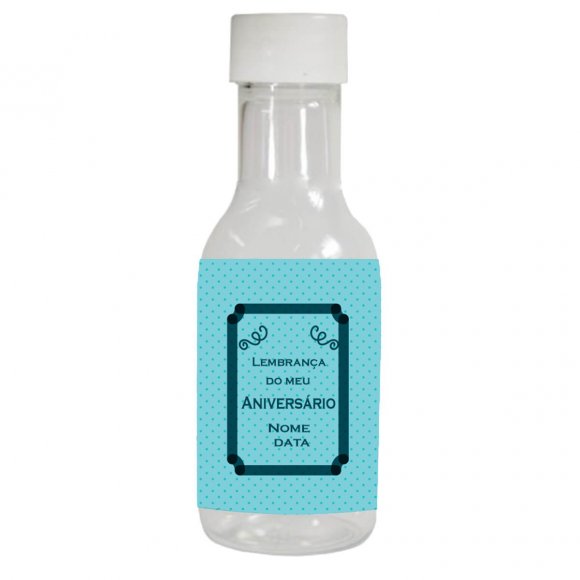 Garrafinha de Plástico Aniversário 50ml - Mod. 3