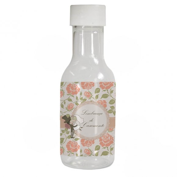 Garrafinha de Plástico Casamento 50ml