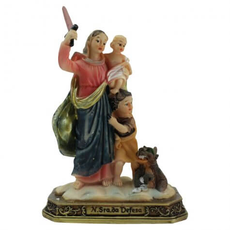 Imagem de Resina Nossa Senhora da Defesa - 22 cm
