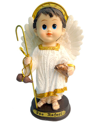 Imagem Infantil de São Rafael - 10 cm