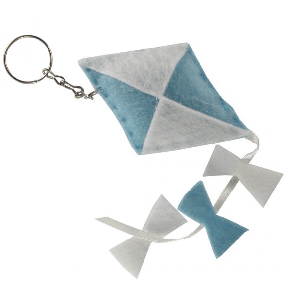 Kit Chaveiro em Feltro + Saquinho de Organza