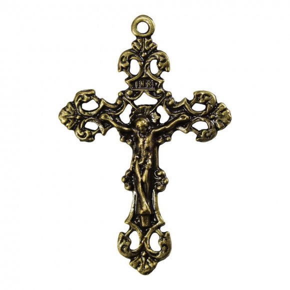 Crucifixo Ouro Velho - Mod. 2