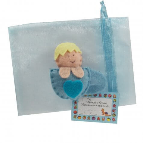 Kit Lembrancinha de Nascimento + Saquinho de Organza
