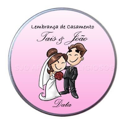 Latinha de Casamento - Mod. 3