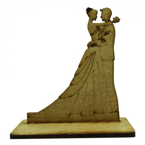 Lembrancinha de Casamento Noivos em MDF - Mod. 13