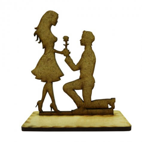 Lembrancinha de Casamento Noivos em MDF - Mod. 14