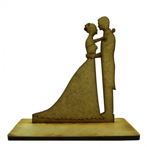 Lembrancinha de Casamento Noivos em MDF - Mod. 7