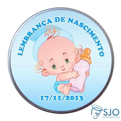 Latinha de nascimento - Mod. 2 - Masc.