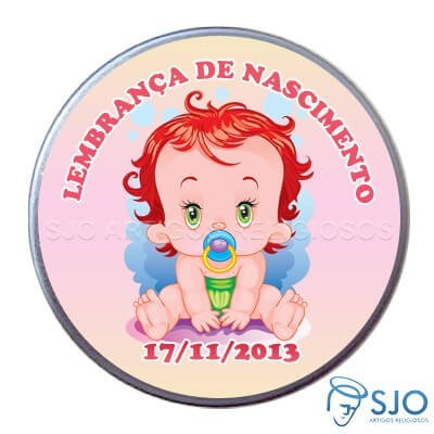 Latinha de nascimento - Mod. 3 - Fem.