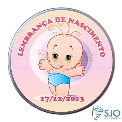 Latinha de nascimento - Mod. 4 - Fem.