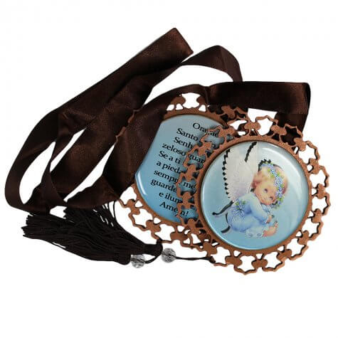 Medalhão Anjo da Guarda - Modelo 1