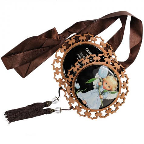 Medalhão Anjo da Guarda - Modelo 3