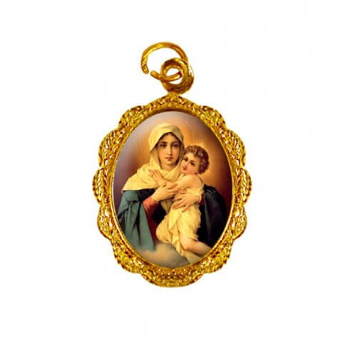 Medalha de alumínio - Mãe Rainha