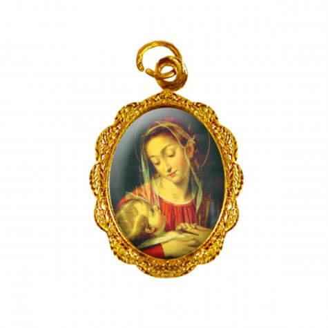 Medalha de alumínio - Nossa Senhora da Divina Providência - Mod. 1