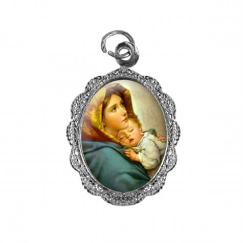 Medalha de alumínio - Nossa Senhora da Divina Providência - Mod .2