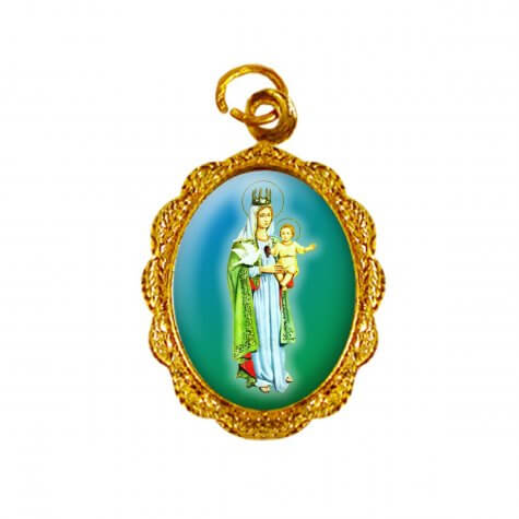 Medalha de alumnio - Nossa Senhora da Esperana (vendas por cento)