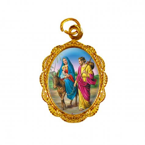Medalha de alumínio - Nossa Senhora do Desterro