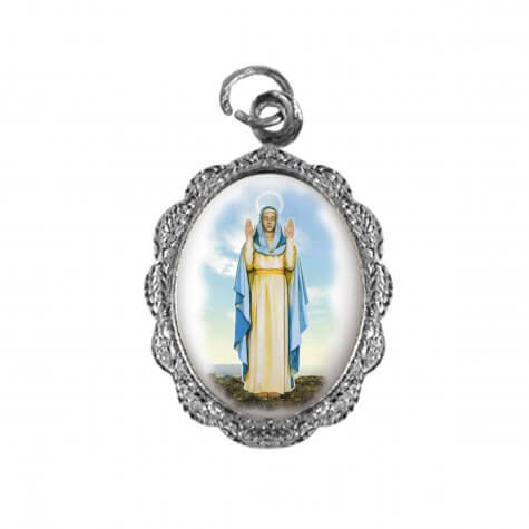 Medalha de alumínio - Nossa Senhora do Equilíbrio