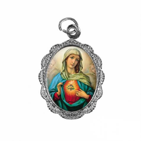 Medalha de Alumnio - Sagrado Corao de Maria - Mod. 02 (vendas por cento)