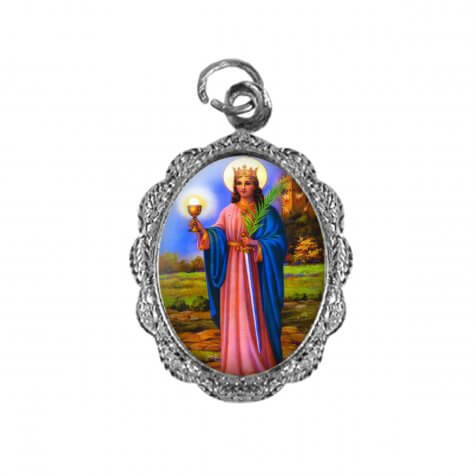 Medalha de Alumínio - Santa Bárbara
