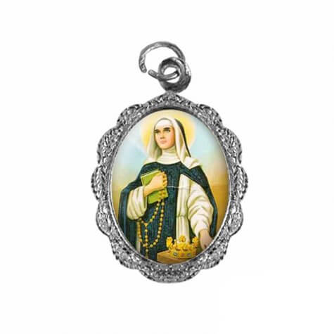 Medalha de Alumínio - Santa Edwiges - Mod. 2