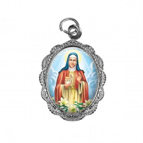 Medalha de Alumínio - Santa Edwiges - Mod. 1