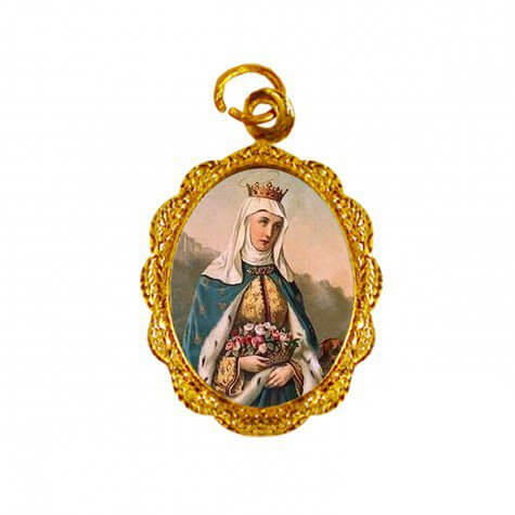 Medalha de Alumnio - Santa Isabel de Portugal (vendas por cento)