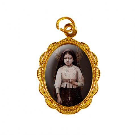 Medalha de Alumnio - Santa Jacinta Marto (vendas por cento)