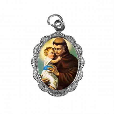 Medalha de alumínio - Santo Antonio - Mod. 03