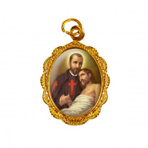 Medalha de alumínio - São Camilo de Lellis