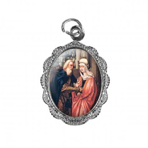Medalha de Alumínio - São Joaquim e Santa Ana